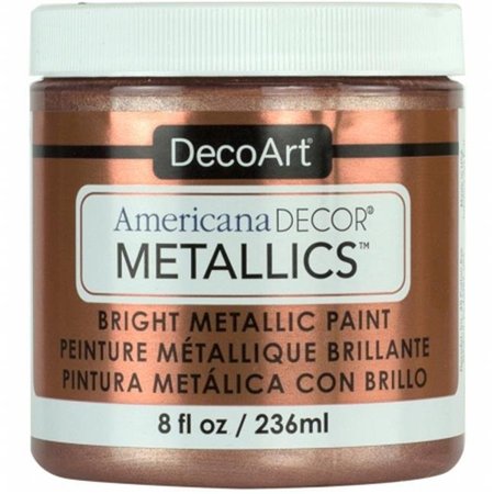 DECO ART Deco Art ADMTL-03 8 oz Americana Decor Metallic Paint; Rose Gold ADMTL-03
